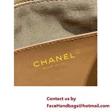 Chanel Hobo Handbag in Lambskin AS4220 tan 2023