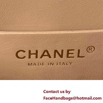 Chanel Mini Flap Bag with Top Handle AS4284 Beige 2023