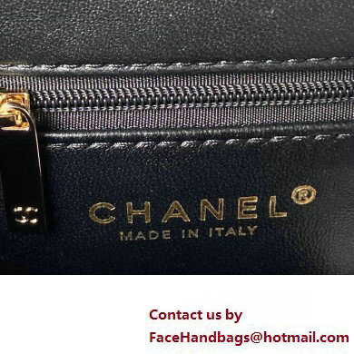 Chanel Satin Clutch with Chain Bag AS3791 Black 2023
