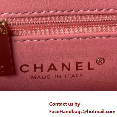 Chanel Satin Clutch with Chain Bag AS3791 Pink 2023
