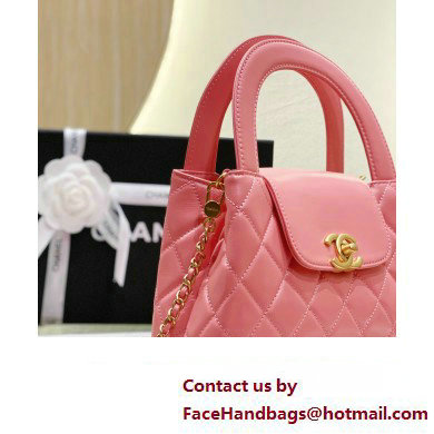 Chanel calfskin Small Flap Bag AS3038 pink 2023