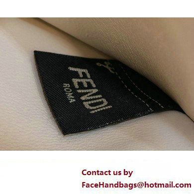 Fendi Peekaboo Iseeu Medium Bag in interlace leather White 2023