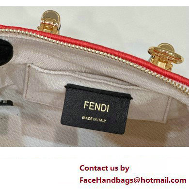 Fendi beige canvas mini By The Way Boston bag 2023 - Click Image to Close