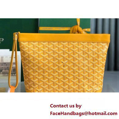 Goyard Conti pouch Clutch Bag Yellow
