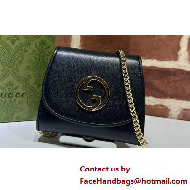 Gucci Blondie medium chain wallet 725219 Leather Black 2023 Gucci Blondie medium chain wallet 725219 Leather Black 2023
