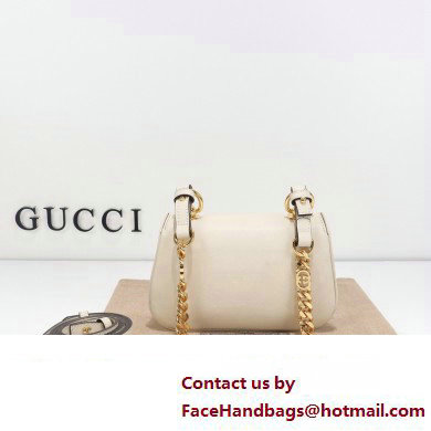 Gucci Blondie mini shoulder bag 724645 leather White 2023 - Click Image to Close