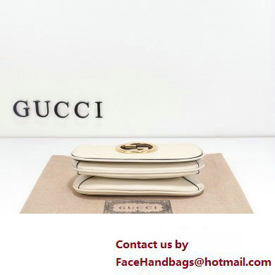 Gucci Blondie mini shoulder bag 724645 leather White 2023 - Click Image to Close