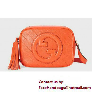 Gucci Blondie small shoulder bag 742360 Orange 2023