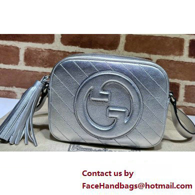 Gucci Blondie small shoulder bag 742360 Silver 2023