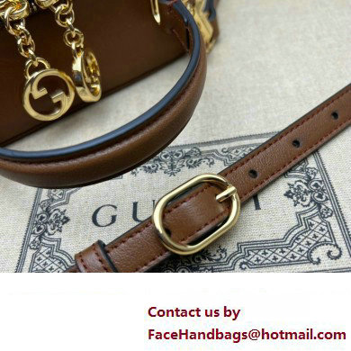 Gucci Blondie top handle bag 744434 Brown 2023