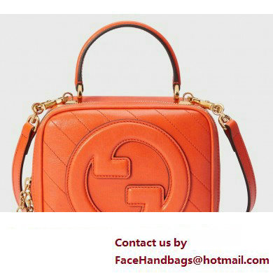 Gucci Blondie top handle bag 744434 Orange 2023