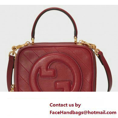 Gucci Blondie top handle bag 744434 Red 2023