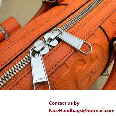 Gucci Jumbo GG mini duffle bag 725292 Orange 2023