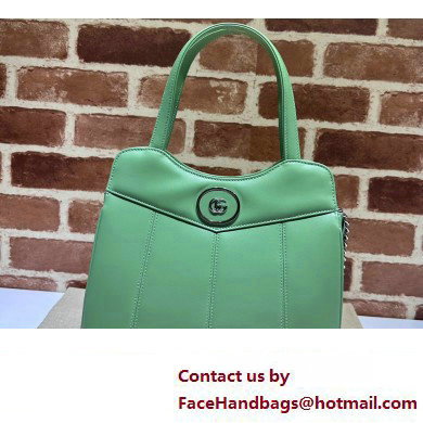 Gucci Petite GG small tote bag 745918 Leather Green 2023