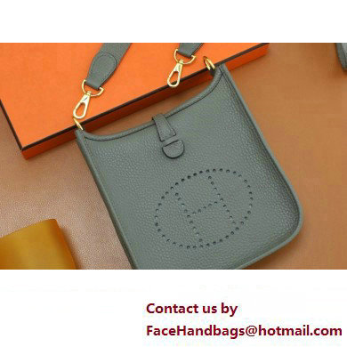 Hermes III TPM Evelyne Bag In Original Togo Leather with Gold/Silver Hardware etain(Full Handmade)