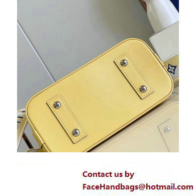 LOUIS VUITTON ALMA BB BAG IN EPI LEATHER M22213 Jaune Plume Yellow 2023 - Click Image to Close