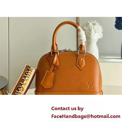 LOUIS VUITTON ALMA BB BAG IN EPI LEATHER M57540 Honey Gold 2023 - Click Image to Close