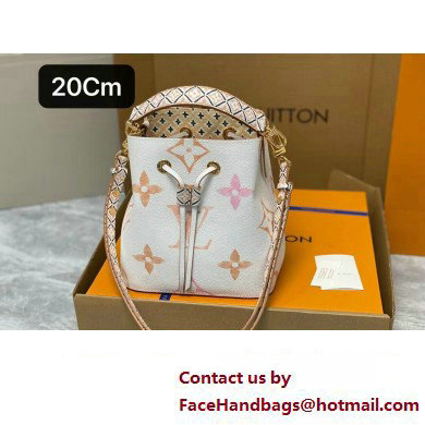 LV By The Pool Neonoe BB BAG M22985 BEIGE 2023 - Click Image to Close