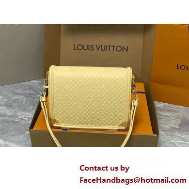 Louis Vuitton Calfskin Dauphine MM Bag M22276 Yellow 2023