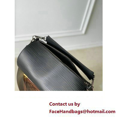 Louis Vuitton Epi Calf leather Soft Polochon MM Bag Black 2023