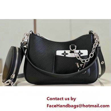 Louis Vuitton Epi grained cowhide leather Marellini Bag M20998 Black 2023