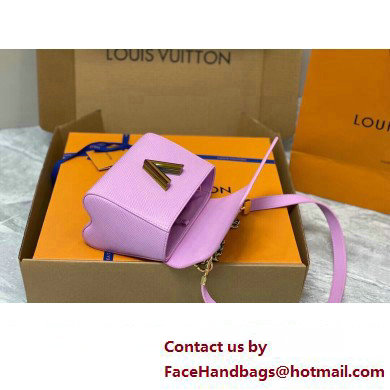 Louis Vuitton Epi grained leather Twist PM Bag M22098 Lilas Provence Violet 2023