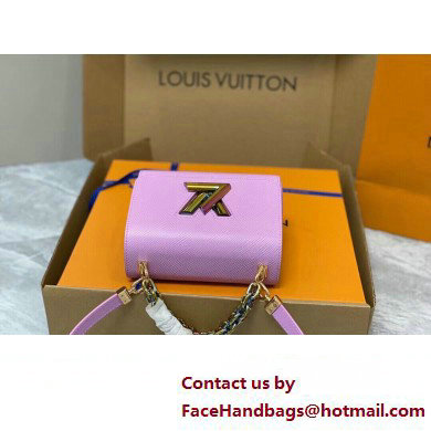 Louis Vuitton Epi grained leather Twist PM Bag M22098 Lilas Provence Violet 2023