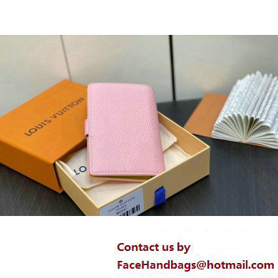 Louis Vuitton LV Vertical Compact Wallet M82144 Rose Jasmin Pink 2023