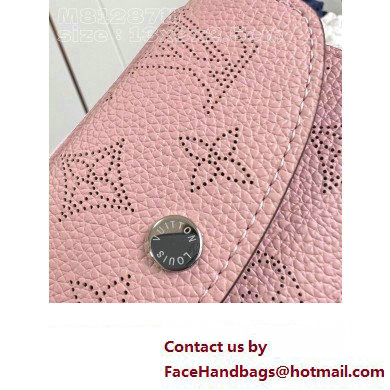Louis Vuitton Mahina perforated calf leather Card Holder Recto Verso M81287 Pink 2023