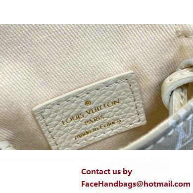 Louis Vuitton Monogram Canvas Pochette Cancun Pouch Bag M60018 Beige 2023