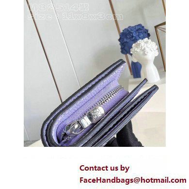 Louis Vuitton Monogram Empreinte Clea wallet Iris Purple 2023