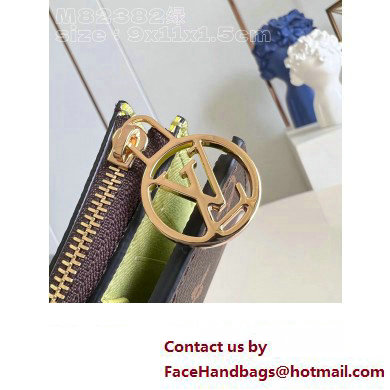 Louis Vuitton Monogram canvas Lisa Wallet M82382 Vert Noto Green 2023