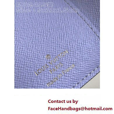 Louis Vuitton Monogram canvas Lisa Wallet M82415 Iris Purple 2023