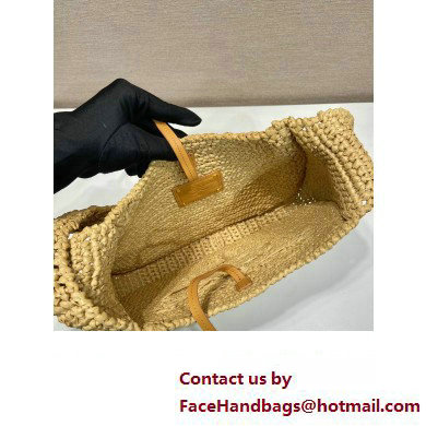 PRADA Crochet tote bag BEIGE 1BC186 2023