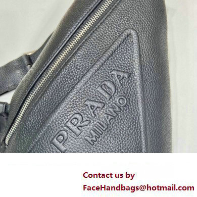 Prada Cross leather bag 2VZ098 Black 2023