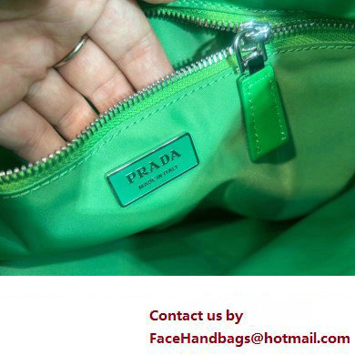 Prada Large padded Re-Nylon tote bag 1BG449 Green 2023