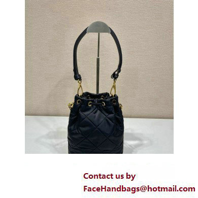 Prada Re-Edition 1995 Chaine Re-Nylon shoulder bag 1BH038 Black 2023