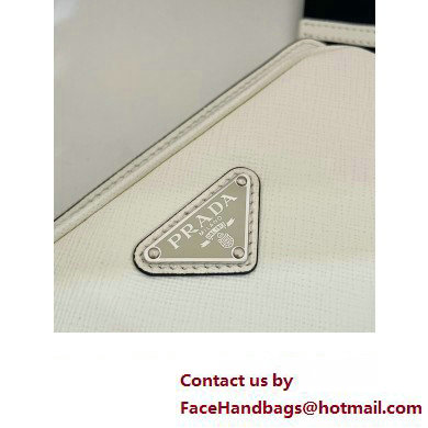 Prada Saffiano leather belt bag 2VH156 white 2023