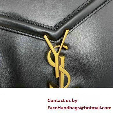 Saint Laurent cassandra medium chain bag in leather 532750 Black - Click Image to Close