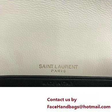 Saint Laurent cassandre envelope chain wallet in smooth leather 743050 Creamy/Gold - Click Image to Close