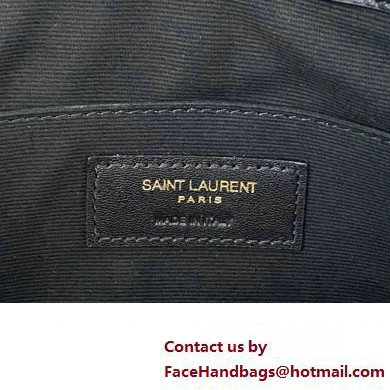 Saint Laurent cassandre matelasse document holder in quilted leather 440222 Black/Gold