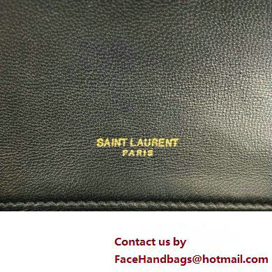 Saint Laurent gaby phone holder Bag in quilted leather 742579 Black/Gold