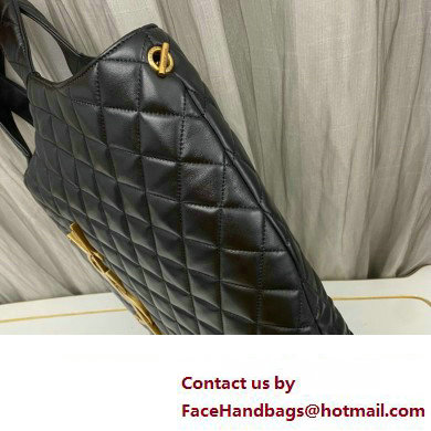 Saint Laurent icare maxi shopping bag in quilted lambskin 698652 Black