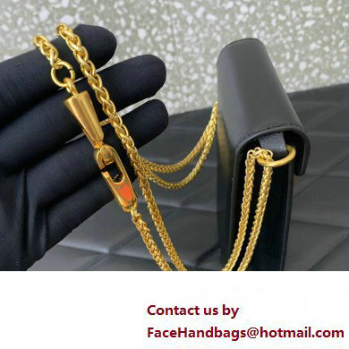 Valentino Loco Phone Case With Chain Bag in calfskin Black 2023