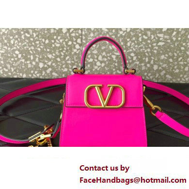 Valentino VSLING micro handbag in Calfskin Fuchsia 2023