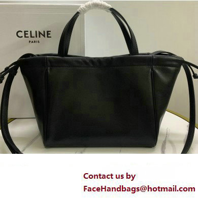 celine SMALL CABAS DRAWSTRING CUIR TRIOMPHE in Smooth Calfskin black 2023