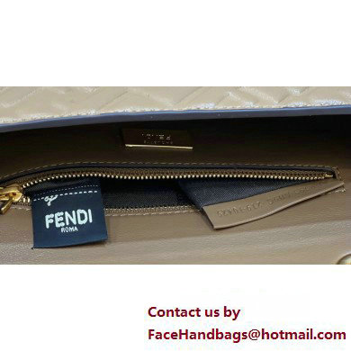 fendi medium Baguette Chain Midi bag in nappa leather coffee 2023