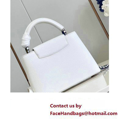 louis vuitton Capucines BB handbag WHITE M22054 2023