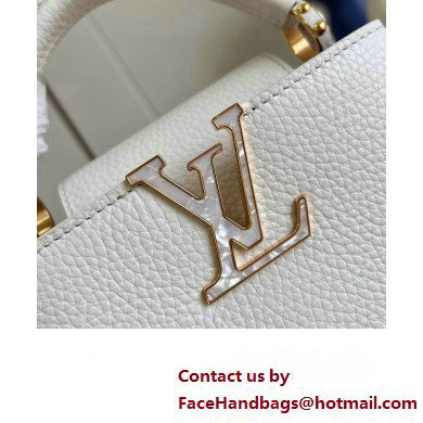 louis vuitton capushell Capucines Mini handbag white M22121 2023