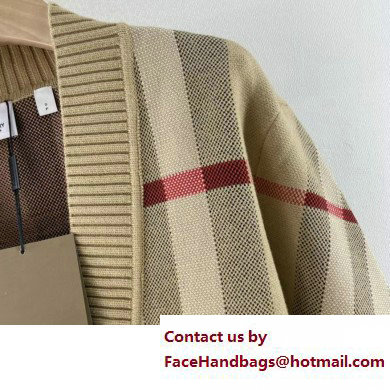 BURBERRY CARAGH cardigan Archive Beige 2022 - Click Image to Close